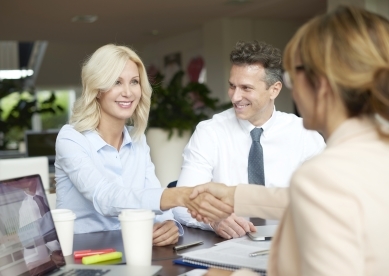 Couple Meeting with Female Advisor